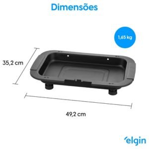 Churrasqueira Elétrica Elgin Bbq Show 2000w Chu20 Preto